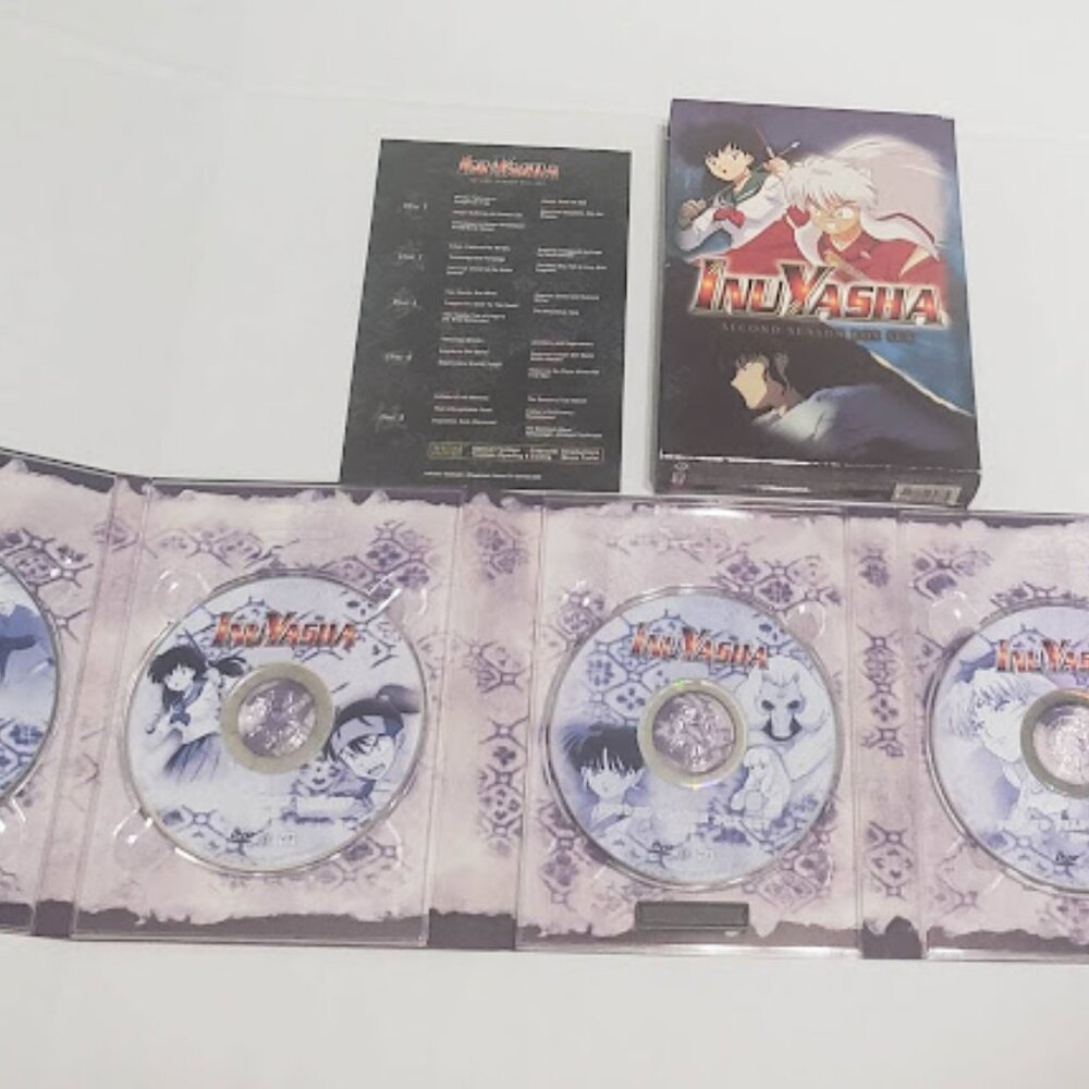INUYASHA Season 2 - SECOND SEASON DVD Box Set (5 DISCS) Japanese Anime TV Series